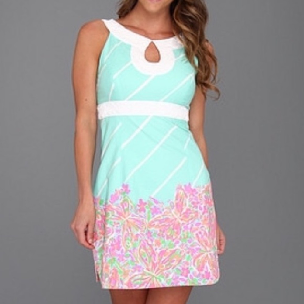 Lilly Pulitzer Sandbar Blue Candice Landing Dress